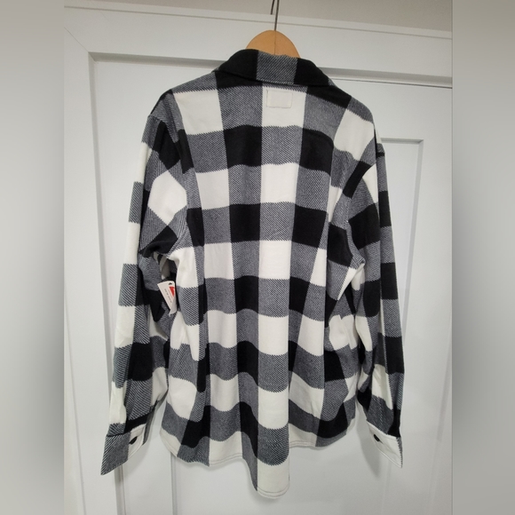 Wrangler plaid black and white shirt XL - Picture 2 of 3